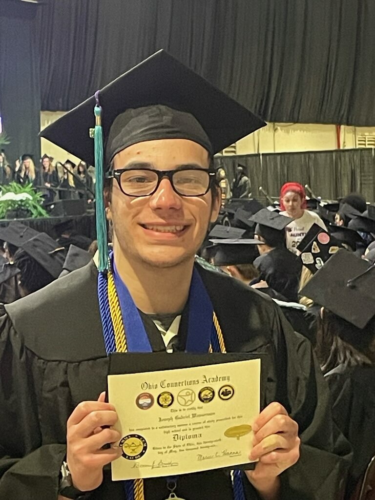Ohio Connections Academy graduate, Joseph Wasserman